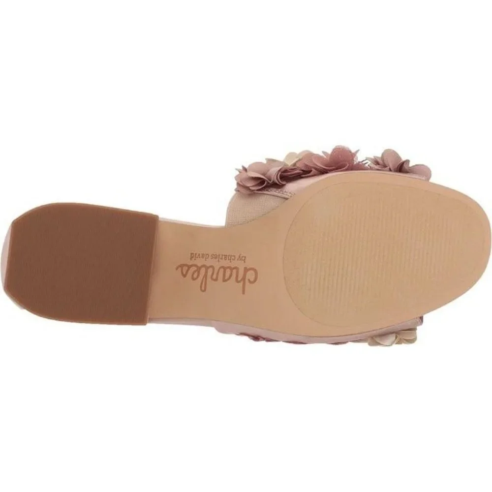 CHARLES BY CHARLES DAVID Women's Victorious Slide Sandal, Ivory SIZE 6 - Picture 6 of 9